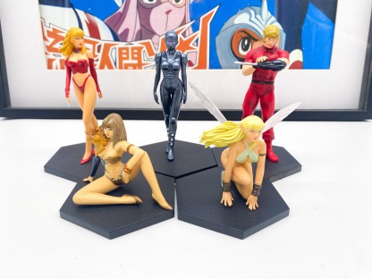 COBRA Space Adventure - Buichi Terasawa 5 figurines Konami 2004 Loose – Image 13