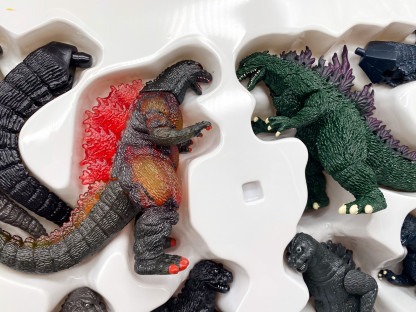 Godzilla 2000 History 6 figures set Bandai 1999 MIB – Image 5
