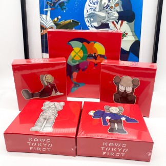 KAWS Tokyo First 2021 Exhibition Limited 5 types jigsaw Puzzle set Japan NEW