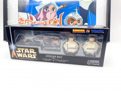 Kubrick STAR WARS Speeder Bike with Luke and Leia MISB