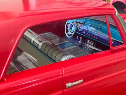 Ichiko Red Mercedes Benz 300SE 61cm 70-80s Japan – Image 2