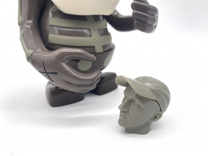 KAWS x Bounty Hunter Skull Kun Brown SukaruKun 2006 – Image 10
