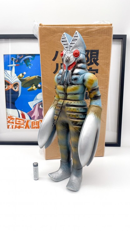Alien Baltan Jumbo Sofubi 14“ Bandai 1984 MIB. Old stock – Image 8