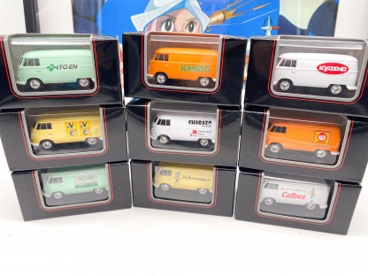 set de 9 Combi T1 Volkswagen - CirclekSunkus Kyosho Japon NIB – Image 2