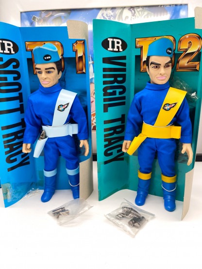 Scott Tracy & Virgil Tracy Thunderbirds Bandai 1992 MIB – Image 2