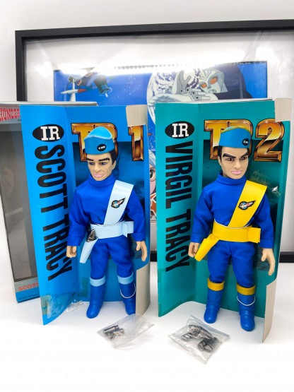 Scott Tracy & Virgil Tracy Thunderbirds Bandai 1992 MIB – Image 6