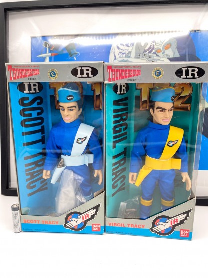 Scott Tracy & Virgil Tracy Thunderbirds Bandai 1992 MIB