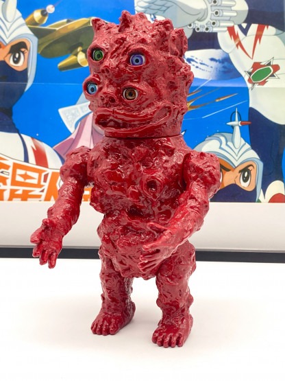 NagNagNag Boryoku Genjin Four-Eyes Red Sofubi Japan – Image 3