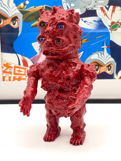 NagNagNag Boryoku Genjin Four-Eyes Red Sofubi Japan – Image 6