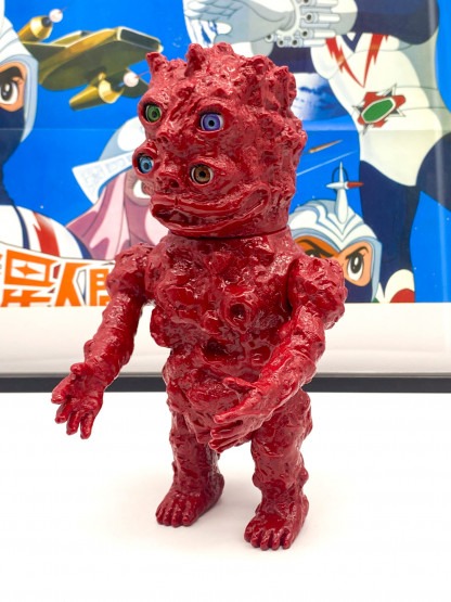 NagNagNag Boryoku Genjin Four-Eyes Red Sofubi Japan