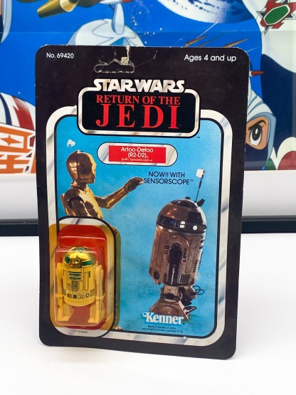 R2-D2 sensorscope ROTJ Kenner 1983 65 back MOC