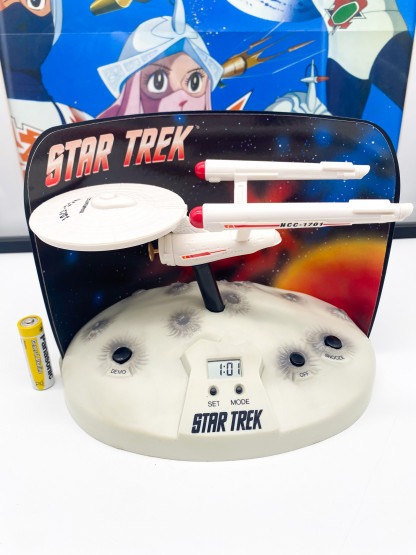 Star Trek Talking Alarm Clock TOS Enterprise 1993 Working MIB – Image 6
