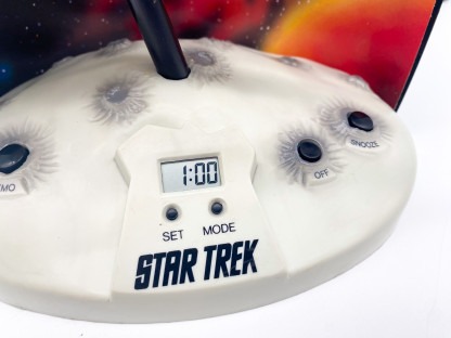 Star Trek Talking Alarm Clock TOS Enterprise 1993 Working MIB – Image 7