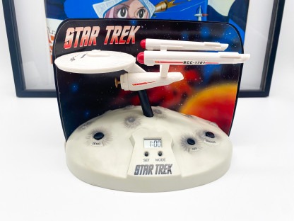 Star Trek Talking Alarm Clock TOS Enterprise 1993 Working MIB – Image 8
