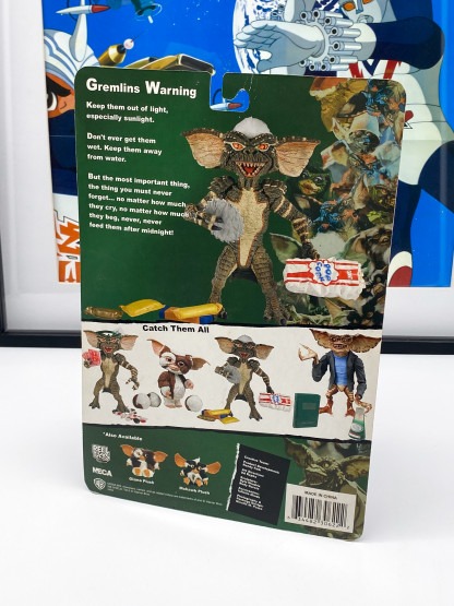 Stripe Gremlins NECA Reel Toys Green Box Series 1 2003 MOC label factory error – Image 2