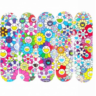 Takashi Murakami Flowers Skateboard Deck 2019