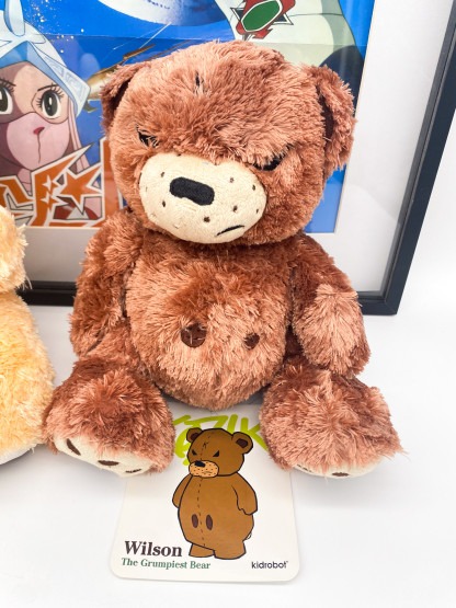 Wilson non smorkin’ - grumpiest bear Frank Kozik x Kidrobot 2010 NEW – Image 2