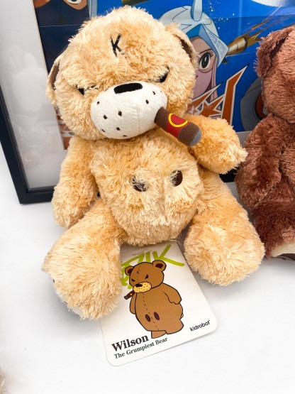 Wilson smorkin’ - grumpiest bear Frank Kozik x Kidrobot 2010 NEW – Image 2