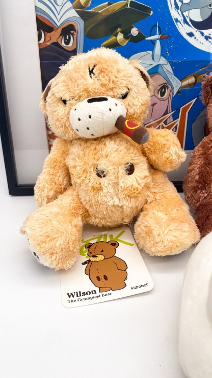 Wilson smorkin’ - grumpiest bear Frank Kozik x Kidrobot 2010 NEW – Image 4