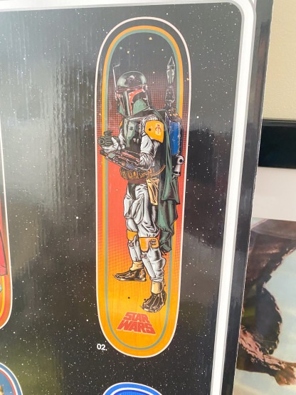 skateboard Star Wars Boba Fett Santa Cruz serie limitée