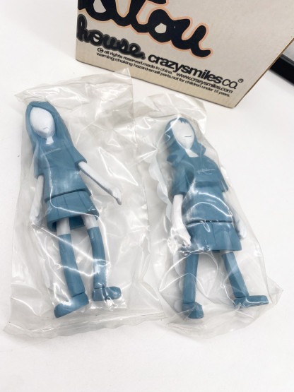 Girlittlehouse Cat And Hatou Blue - Michael Lau Figures Crazysmiles 2001 [sealed bag] – Image 6