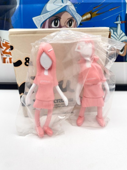 Girlittlehouse Cat And Hatou Pink - Michael Lau Figures Crazysmiles 2001 [sealed bag]