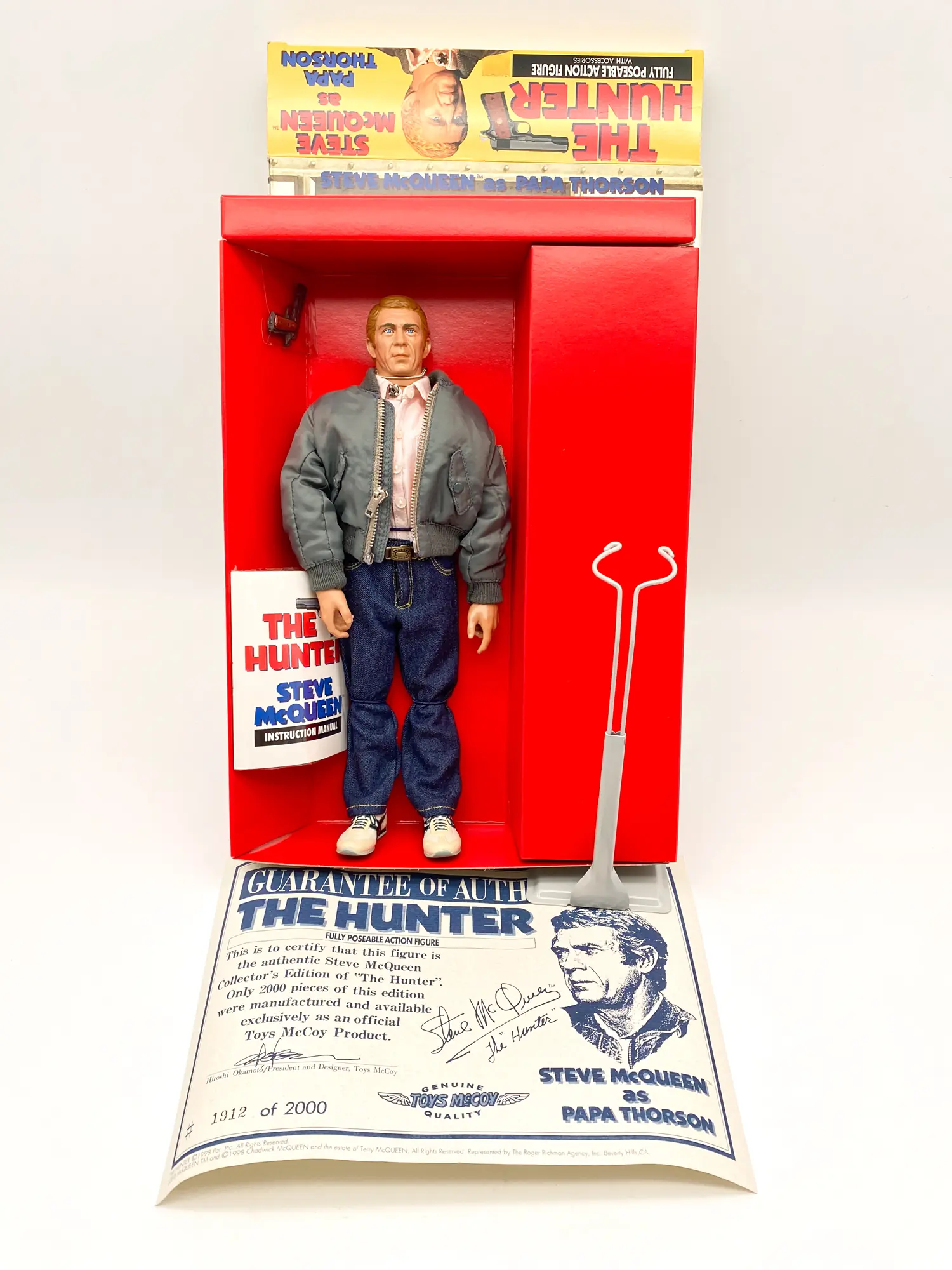 Steve McQueen figure THE HUNTER - Toys McCoy Japan 1998 MIB – Image 12