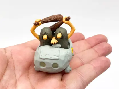 Boulder Mobile Wacky Races Bandai HG Gashapon figure [New Sealed] – Image 7