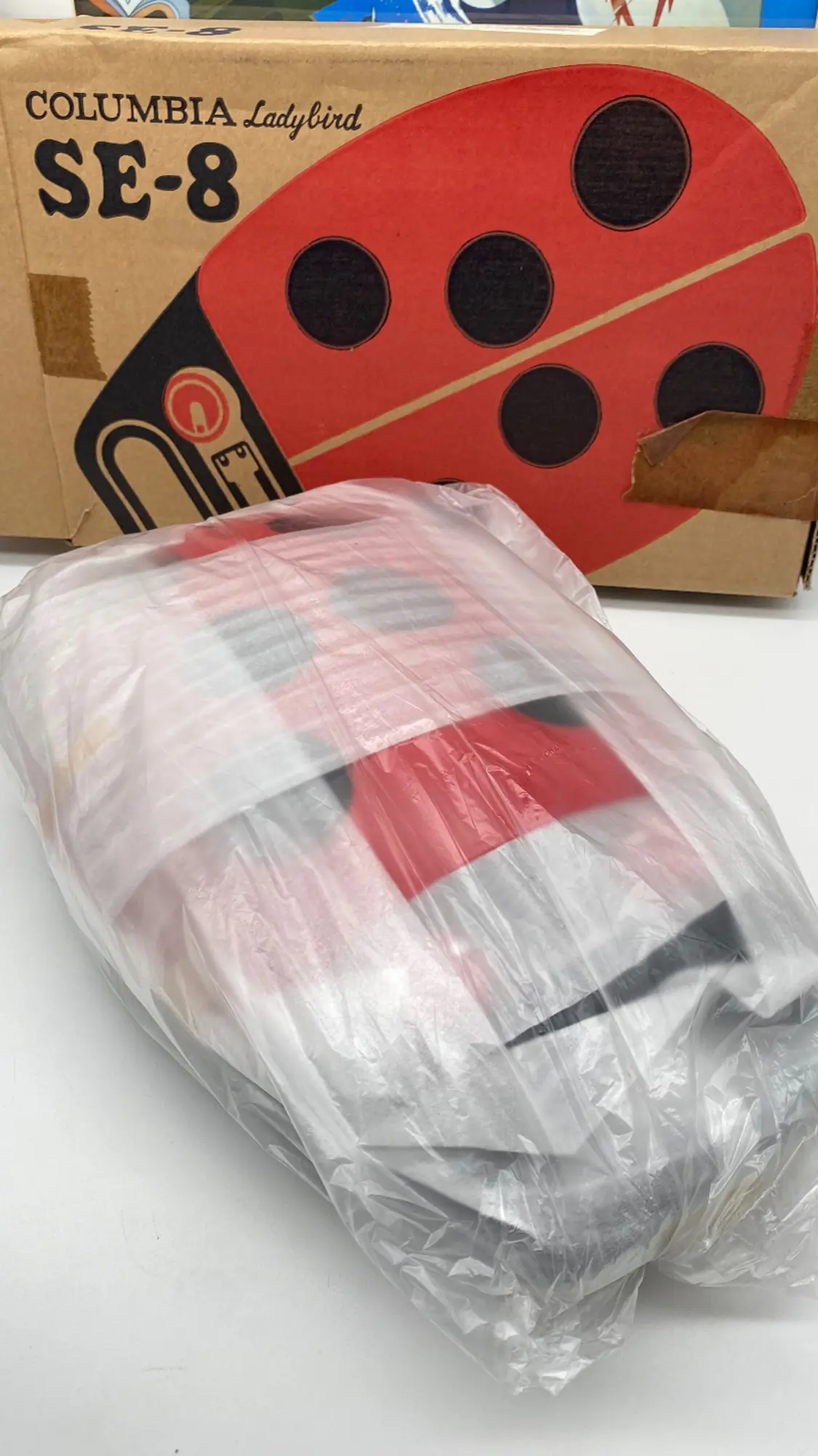 tourne-disque portable SE-8 Ladybird ladybug Columbia NIB vintage Japon – Image 8