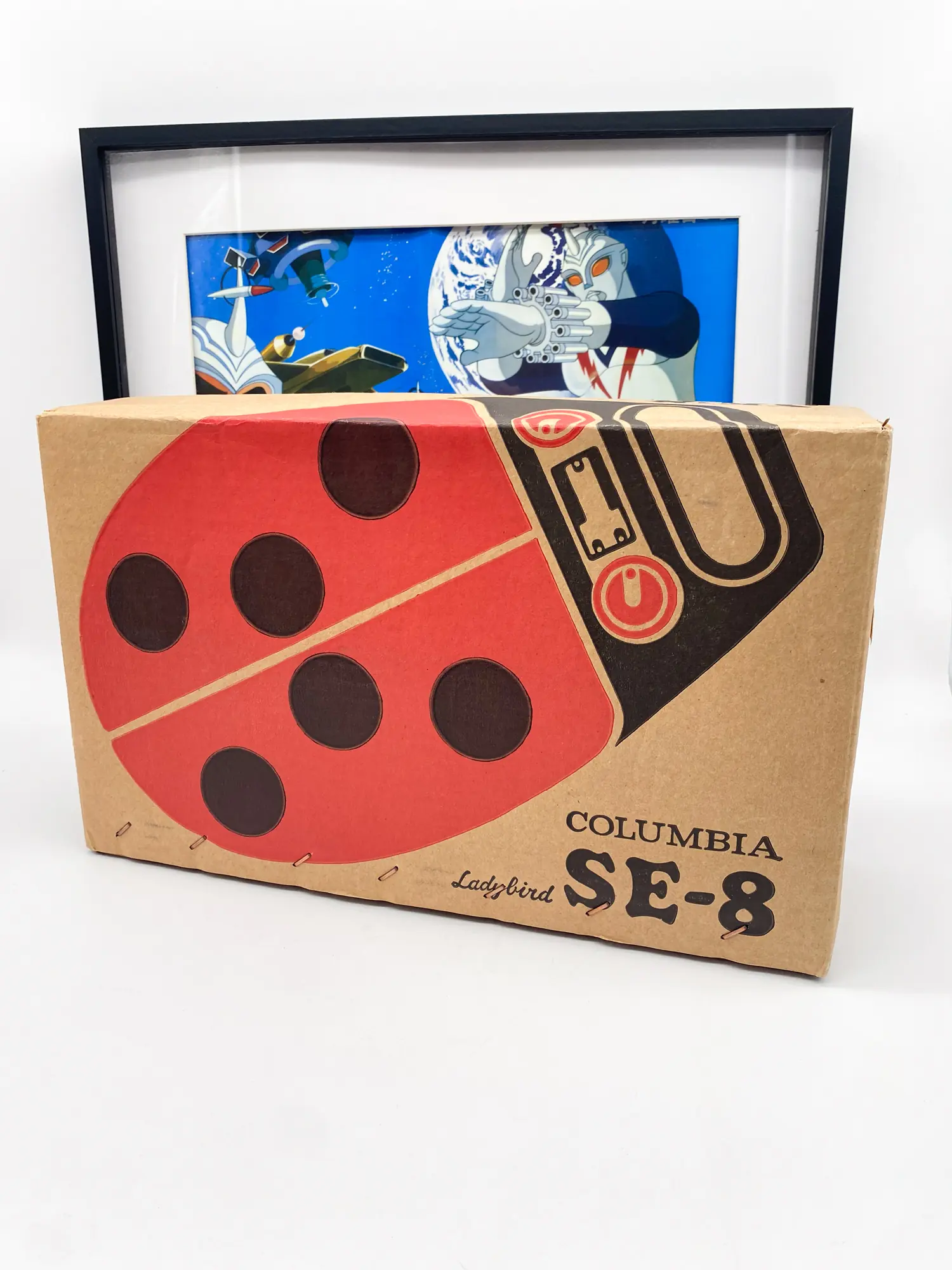 tourne-disque portable SE-8 Ladybird ladybug Columbia NIB vintage Japon – Image 2