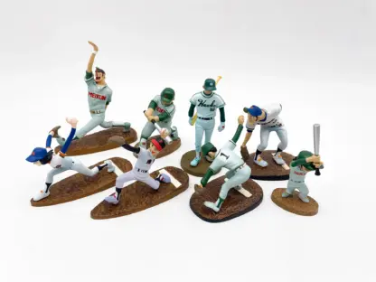 Dokaben Mizushima Shinji Trading Figure baseball team set of 8 [New sealed] - Konami Japan