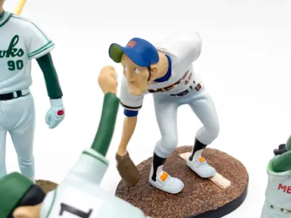 Dokaben Mizushima Shinji Trading Figure baseball team set of 8 [New sealed] - Konami Japan – Image 10
