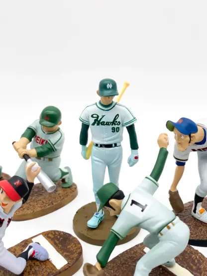 Dokaben Mizushima Shinji Trading Figure baseball team set of 8 [New sealed] - Konami Japan – Image 9