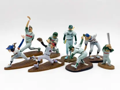 Dokaben Mizushima Shinji Trading Figure baseball team set of 8 [New sealed] - Konami Japan – Image 7