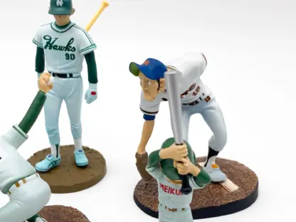 Dokaben Mizushima Shinji Trading Figure baseball team set of 8 [New sealed] - Konami Japan – Image 6