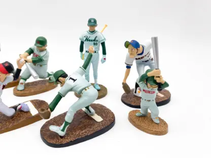 Dokaben Mizushima Shinji Trading Figure baseball team set of 8 [New sealed] - Konami Japan – Image 5