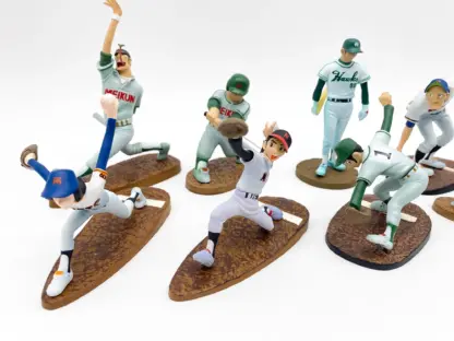 Dokaben Mizushima Shinji Trading Figure baseball team set of 8 [New sealed] - Konami Japan – Image 4