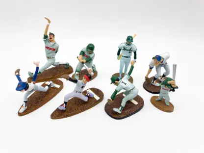Dokaben Mizushima Shinji Trading Figure baseball team set of 8 [New sealed] - Konami Japan – Image 2