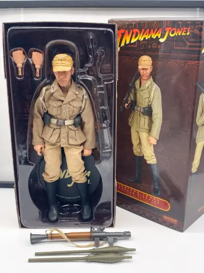Indiana Jones German Disguise Sideshow Collectibles 1:6 Figure with box – Image 5