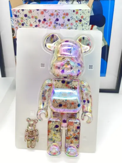 Medicom BE@RBRICK Anever Clear 100% and 400% NIB – Image 3