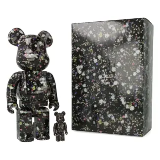 Medicom BE@RBRICK Anever Black 100% and 400% NIB