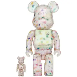 Medicom BE@RBRICK Anever Clear 100% and 400% NIB