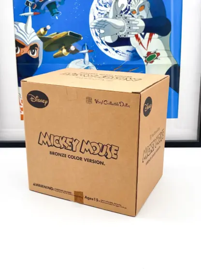 Mickey Mouse Bronze Color Medicom Toy Vinyl Collectible Dolls 2009 MIB – Image 8
