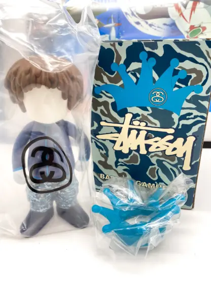 Stussy Baby Ragamuffin Camo Blue 2003 - New in sealed bag – Image 4