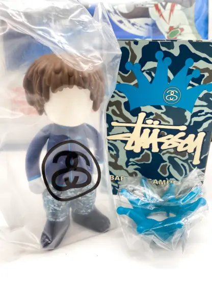 Stussy Baby Ragamuffin Camo Blue 2003 - New in sealed bag – Image 2