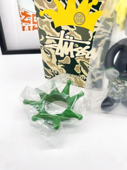 Stussy Baby Ragamuffin Camo Green 2003 - New in sealed bag – Image 3