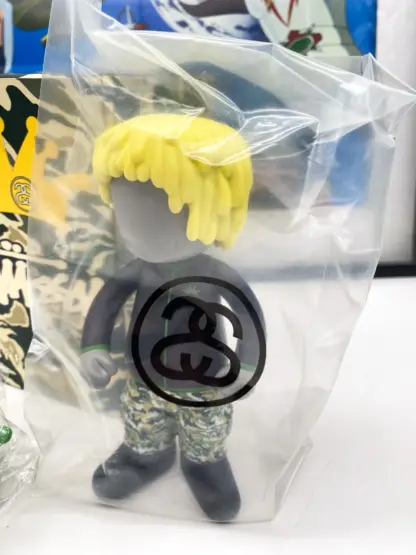 Stussy Baby Ragamuffin Camo Green 2003 - New in sealed bag – Image 2