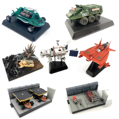 Set de 7 véhicules Thunderbirds Gerry Anderson Konami Japon – Image 2