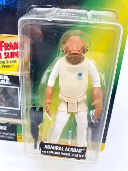 Admiral Ackbar Star Wars Power of the Force Freeze Frame KENNER 1997 MOC – Image 2