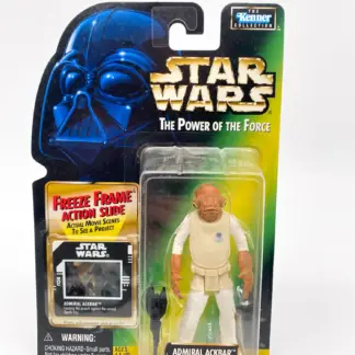 Admiral Ackbar Star Wars Power of the Force Freeze Frame KENNER 1997 MOC